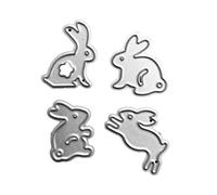 Plantillas de corte de metal para álbumes de recortes, sellos de papel, tarjetas E, tampones transparentes para álbumes de recortes, tampones transparentes Animaux Français Fleurs Mouton silicona