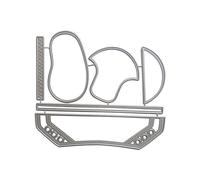 Plantillas de corte de metal para zapatos de bebé, de acero al carbono, plantilla para álbumes de recortes, para tarjetas, troqueles de corte de metal
