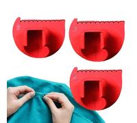 Plantillas de costura, 2/3/4 mm, regla para dedos, herramienta de medición con guía para el pulgar, regla de acolchado para tejidos, costuras rectas y curvas