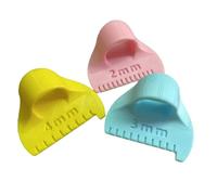 Plantillas de Costura de 3 Piezas, Reglas, Guías de medición de Acolchados, Ayuda de Costura de Patchwork para Dedos para Coser, Acolchar, Manualidades con Telas, Plantillas de Corte de Tela