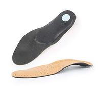 Plantillas de Cuero Acolchadas Finas Hechas a Mano Con Soporte de Arco Para Pies Planos Dolor Metatarsiano Fascitis Plantar Dolor de Arco y Plantilla Ortopédica Transpirable Talla 37-38