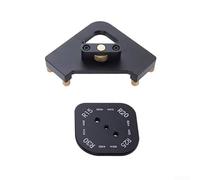 Plantillas de enrutador de aleación de aluminio de grado profesional fáciles diseñadas para la excelencia en manualidades (R15-20-25-30)