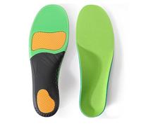 Plantillas De Espuma Con Memoria Alto Arco de Apoyo Inserta Para Fascitis Plantar, Correr Plantillas Cómodas Para Mujeres Hombres Uso diario Verde 40-42 EU