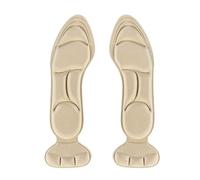 Plantillas de espuma viscoelástica 7D, ajuste de masaje, código de calzado, plantillas de tacón alto, almohadillas antideslizantes, absorbentes de sudor, plantilla transpirable for talón (Color : E,