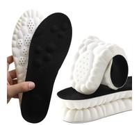 Plantillas de espuma viscoelástica con soporte de arco para mujeres y hombres, plantillas de masaje cómodas de repuesto para zapatillas deportivas, botas de trabajo, transpirables, absorción de