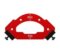 Plantillas de esquina de aluminio para corte de arcos grandes, plantillas auxiliares de corte R20/R30/R35