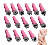 Plantillas de estampación de uñas, juego de 15 herramientas de estampado de uñas, herramientas de diseño de uñas, herramientas para decoración de uñas, accesorios de arte de uñas, kit de impresora de