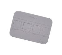 Plantillas de estaño para plantar plantillas de reballing, almohadilla de soldadura de silicona, superficies resistentes al desgaste para electrónica, almohadilla de disipación de calor