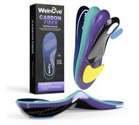 Plantillas de Fibra de Carbono para Hombres y Mujeres, Soporte de Arco Alto, Absorción de Golpes para Correr Deportes Senderismo y Baloncesto (M-W: 38-40 | M: 37-38-26CM)