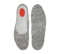 Plantillas de fieltro anatómicas básicas para trabajo/exteriores con almohadilla para el talón, pie de expansión para el pie inclinado (41 EU)