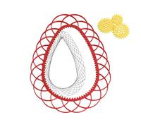 Plantillas de Formas Geométricas | Plantillas Técnicas para Dibujar - Herramientas Artísticas para Dibujo, Bosquejo, Estudio, Bricolaje y Cuaderno de Bocetos