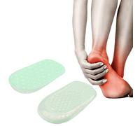 Plantillas de gel de aumento, almohadillas invisibles para el talón, para uso diario que protege tus pies (1 par)