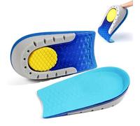 Plantillas de gel para aumentar la altura, almohadillas acolchadas para el talón con absorción de impactos, copa de gel para mujeres de 4.5 a 7.5 y hombres de 4 a 6, insertos de zapatos para hombres y