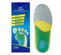 Plantillas de gel para correr para niños pequeños que absorben los golpes, soporte de arco de silicona, plantillas de material de silicona para ayudar a los niños pequeños (niños grandes 4.5-5 (9