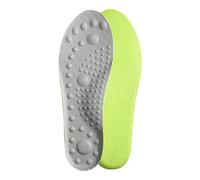 Plantillas de gel para hombre 42 5127, plantilla deportiva altamente elástica, supersuave, para hombres y mujeres, plantillas de masaje (gris, 40)
