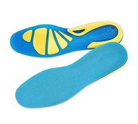 Plantillas de gel para hombre y mujer, plantillas ortopédicas para pies planos, fascitis plantar, antideslizantes, antiolores, amortiguadoras, talla M, plantillas para deporte, senderismo, caminata (M