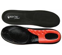 Plantillas de gel para masaje Bodytec para rendimiento deportivo, correr o senderismo. Plantillas negras con una fantástica amortiguación de impactos., blue and cream