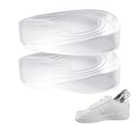 Plantillas de gel para zapatos - Insertos de almohadilla de talón de silicona, para hombres y mujeres, almohadilla de talón inserta almohadilla de gel para mayor altura de talón de silicona es una