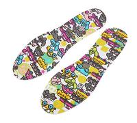 Plantillas de Látex Impresas, 1 par de Plantillas de Zapatos para Niños, Inserciones de Suela de Zapatos de Látex Transpirable, Almohadillas para Zapatos para Niños, Inserciones