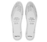 Plantillas de látex, resistentes a los olores, unisex que absorbe el sudor, hombres, transpirables, zapatos de absorción de choque, almohadilla