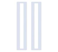 Plantillas de línea de aparcamiento, plantilla de señalización de carretera, plantilla de línea recta para estacionamiento plegable y almacén, líneas rectas de pintura de pavimento