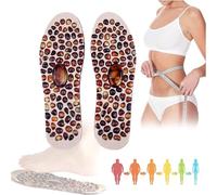 Plantillas de Masaje Magnetico, Plantillas Acupuntura para Adelgazar, Plantillas de Acupresión Magnética Cuidado de los Pies Cómodas Transpirables Alivio del dolor L (40-46) 2 Pairs