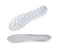 Plantillas de masaje súper suaves para zapatos deportivos para pies, canastas para correr, suela de zapato, soporte de arco, insertos ortopédicos unisex (rojo, UE 45-46)