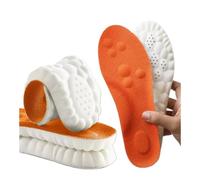 Plantillas de masaje súper suaves para zapatos deportivos para pies, canastas para correr, suela de zapato, soporte de arco, insertos ortopédicos unisex (dorado, UE 39-40)