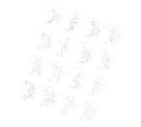 Plantillas De Patrones Cosméticos Lavables Textura PET Para Expresiones Creativas Rápidas En Fiestas Cumpleaños Actividad Escolar Accesorio Pintura Facial Reutilizable