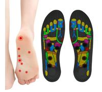 Plantillas de pie, plantillas de gel de cupresión, plantillas magnéticas de masaje de ACU, plantillas ortopédicas de masaje para aliviar los pies dolorosos, plantillas ortopédicas para hombres y