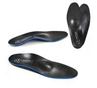 Plantillas de piel auténtica transpirables para pies planos, soporte de arco alto, insertos ortopédicos para aliviar el dolor, plantilla ortopédica para fascitis plantar (hombre 10-10.5/mujeres 12