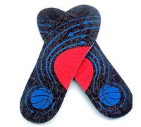 Plantillas de pies deportivos para hombres Forro de fondo plano Cómodo EVA Absorbente de sudor, maratón antideslizante El sudor transpirable puede cortarse deportes Absorción de golpes Transpirable
