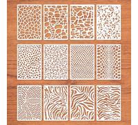 Plantillas de Pintura Con Textura y Pared - Kit de Maquillaje y Color para Niños, Decoración de Tartas y Pintura Facial
