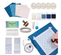 Plantillas de Quilting | 20 piezas reutilizables para remiendos geométricos,Kit de Reparación de Ropa con Plantillas de Quilting,Para Tela Vaqueros Camisas Bolsos Edredones Ropa Hogar Estudio