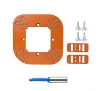 Plantillas de radio de esquina de enrutador para uso en carpintería con opciones R10 R25 R30 R50 Fresado circular preciso y dar forma a bordes con fresa (R30-R50)