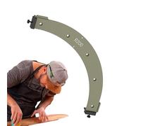 Plantillas de radio de la esquina de madera, dentro de la esquina exterior del molde de grande, Plantillas de enrutador de, Enrutamiento eficiente Herramienta de recorte interna y externa par