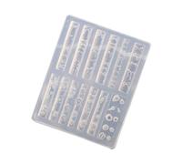 Plantillas de sellos de silicona reutilizables para crear calcomanías de uñas con patrones de cristales para proyectos de manicura, suministros de moda, accesorios de silicona para arte de uñas