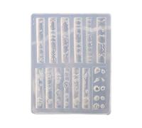 Plantillas de sellos de silicona reutilizables para crear calcomanías de uñas con patrones de cristales para proyectos de manicura, suministros de moda, accesorios de silicona para arte de uñas
