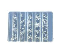 Plantillas de Silicona Crear Uñas Dimensionales Pegatinas Artesanales Decoraciones para Teléfonos Tarjetas 3 Diseños Únicos Hojas Arte de Uñas Herramienta de Relieve