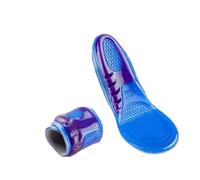 Plantillas de silicona de gel para zapatos, plantilla ortopédica de soporte de arco, inserciones suaves para zapatos, plantilla deportiva antideslizante para hombre y mujer (UE 33-37)