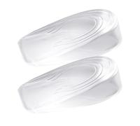 Plantillas de silicona para aumentar la altura de los zapatos | Taloneras de gel para hombre y mujer | Media almohadilla invisible suave de silicona de poliuretano para aumentar la altura de las piern