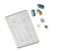 Plantillas de silicona para crear uñas dimensionales, calcomanías artísticas, decoraciones para teléfonos, tarjetas, 3 diseños únicos, hojas de arte de silicona