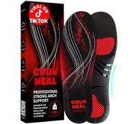 Plantillas de soporte de arco alto para fascitis plantar de más de 220 libras (grado profesional) para hombres y mujeres, resistentes, insertos ortopédicos para zapatos, plantilla de zapato de trabajo