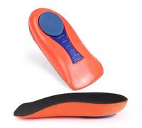 Plantillas de Soporte de Arco Ortopédico de 3/4 Para Pies Planos Fascitis Plantar Férulas de Espinilla Neuroma de Morton Pronación Juanetes Espuelas de Talón Metatarsalgia Dolor de Pie S