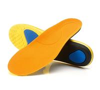 Plantillas de soporte de arco para fascitis plantar para hombres y mujeres, 1 par de plantillas de zapato de soporte de arco Insertos ortopédicos acolchados, almohadillas ortopédicas para pies