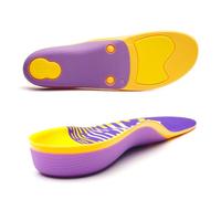Plantillas De Soporte Plantilla ortopédica de pie plano for aliviar el dolor en talón, soporte for arco, inserto for zapatos for mujeres y hombres, zapatillas, suela botas