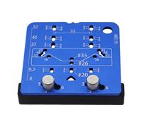 Plantillas de taladro de bisagra y estante para bisagras de 35 mm/26 mm, herramienta de aluminio, puerta y estante, guía de perforación manual para fabricación de muebles