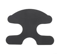 Plantillas de talón de EVA para botas de esquí cortables con fuerte respaldo de absorción de impactos para mujeres, hombres, adultos, estudiantes, atletas, deportes de invierno, color negro, paquete