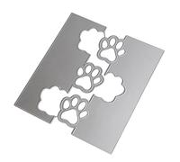 Plantillas de troquelado de metal con diseño de patas, plantillas de corte para álbumes de recortes, decoración de tarjetas, diseño de patas de animales