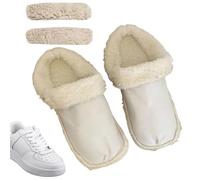 Plantillas de zapatos de felpa-forros peludos | Plantillas cálidas con cordones de zapatos, inserciones de zapatos esponjosas, plantillas gruesas suaves para zapatos, inserto extraíble de zapatilla